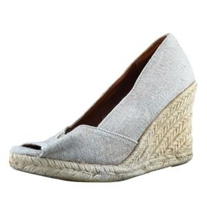 Sonoma Sz 6 M Beige‎ Open Toe Wedge Synthetic 108751